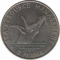 () Монета Тонга 1980 год 2 паанга ""    UNC